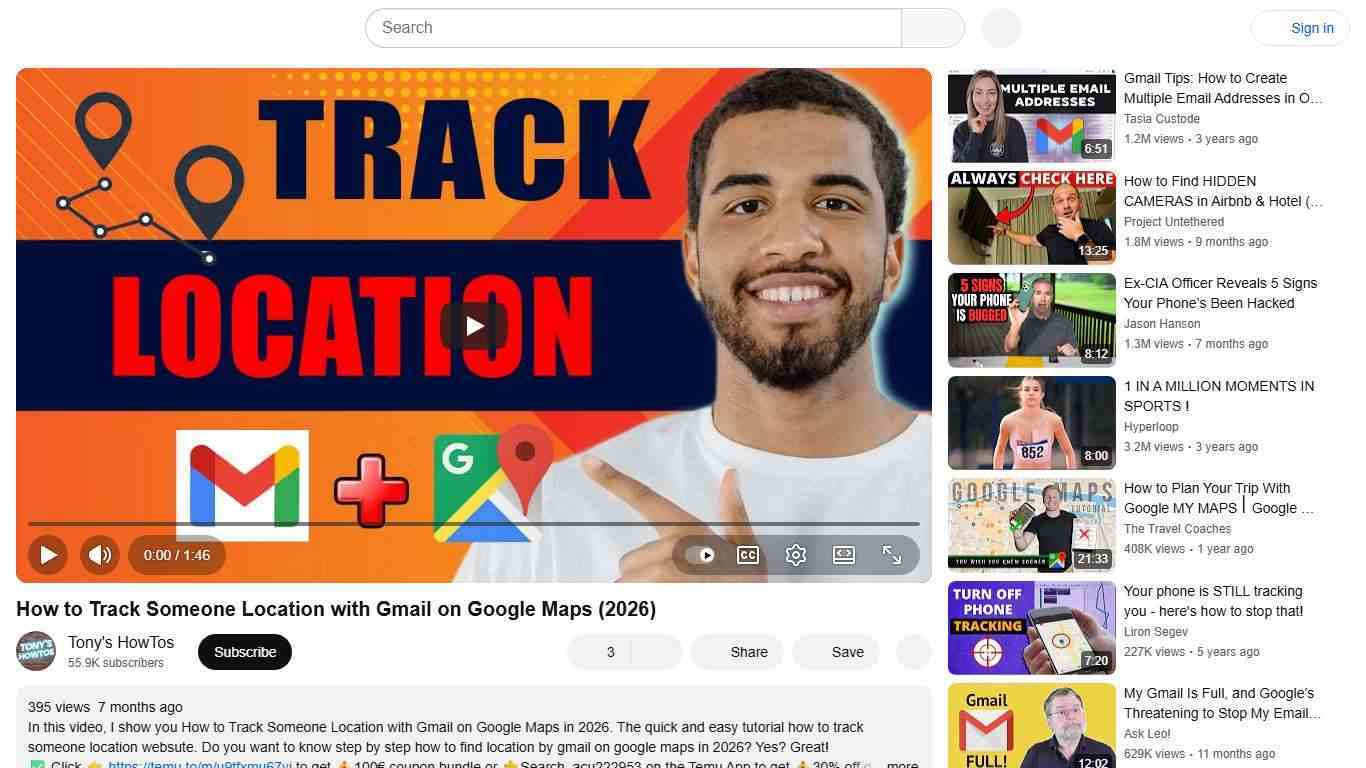 How to Track Someone Location with Gmail on Google Maps (2026) - YouTube