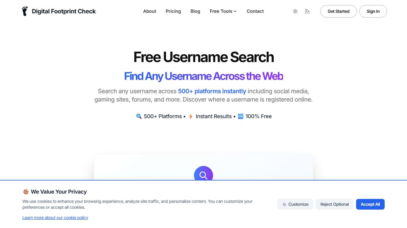 Free Username Search Tool 2026 | Find Anyone by Username on 500+ Platforms