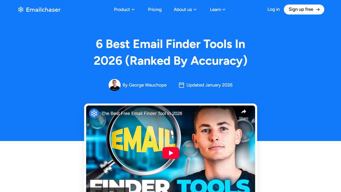 6 Best Email Finder Tools In 2026 (Ranked By Accuracy)